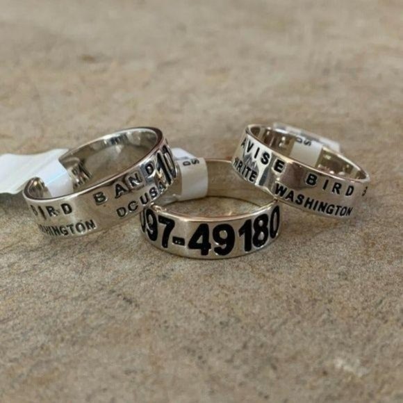 Sterling Silver Duck Band Ring Unisex Size 7 Hunter Waterfowl Wedding Wide New - Picture 8 of 11